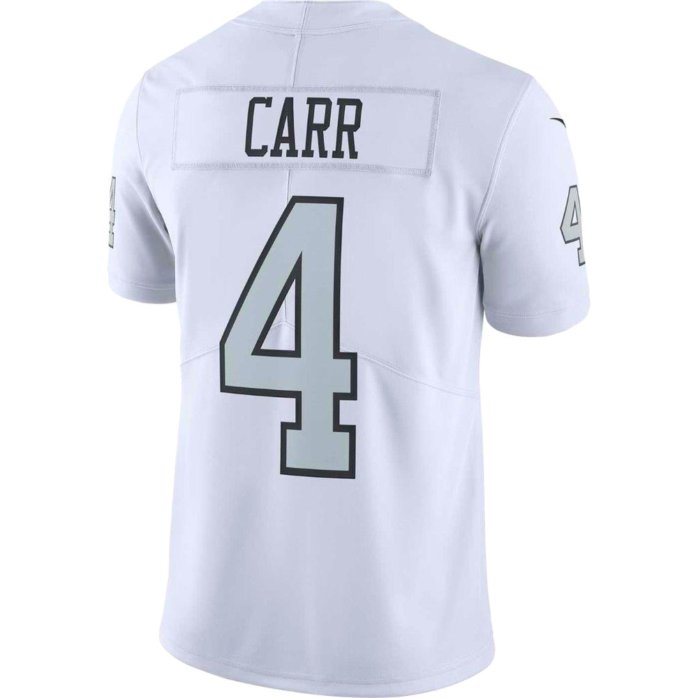 Men's Las Vegas Raiders Derek Carr Nike White Vapor F.U.S.E. Limited Jersey